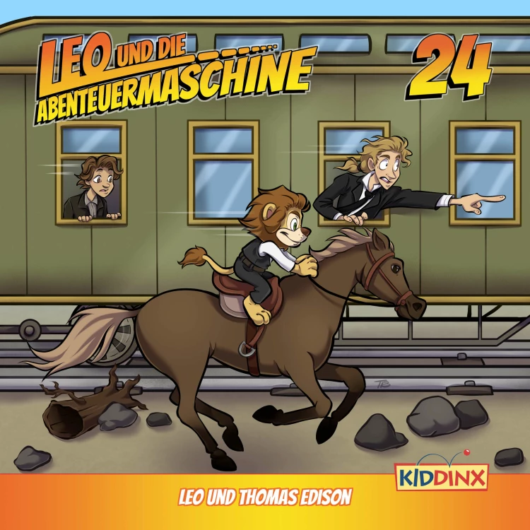 Cover von Leo und die Abenteuermaschine - Folge 24 - Leo und Thomas Edison