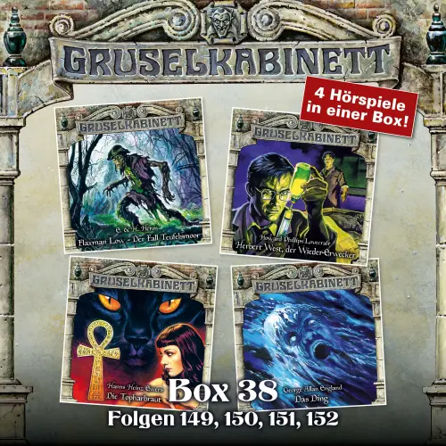 Cover von Gruselkabinett - Box 38 - Folgen 149, 150, 151, 152