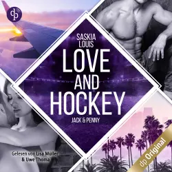 Cover - Saskia Louis - L.A. Hawks Eishockey - Band 3 - Love and Hockey - Jack & Penny