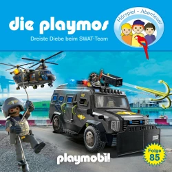 Cover - Die Playmos - Die Playmos - Das Original Playmobil Hörspiel - Folge 85 - Dreiste Diebe beim SWAT-Team