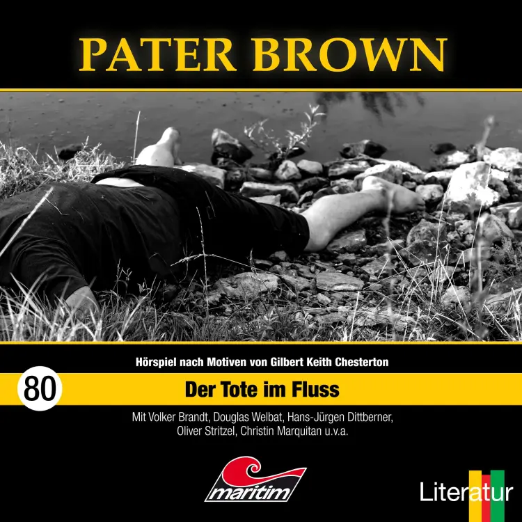 Cover von Pater Brown - Folge 80 - Der Tote im Fluss