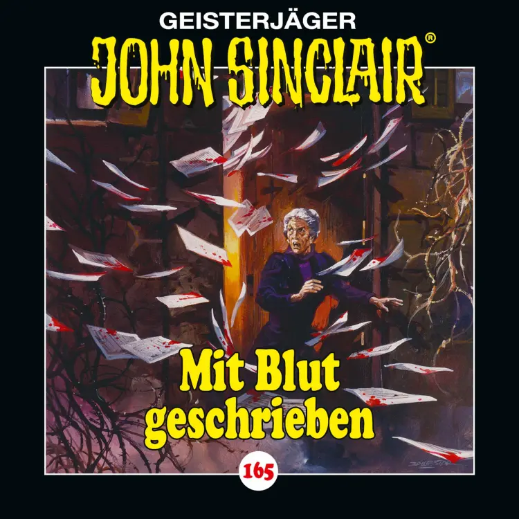 Cover von John Sinclair - Folge 165 - Mit Blut geschrieben - Teil 2 von 2