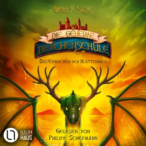 Cover von Emily Skye - Die geheime Drachenschule - Band 4 - Das Erwachen der Blattfinger