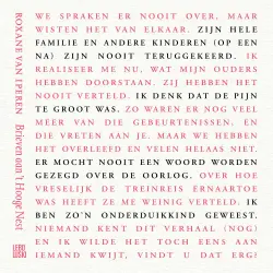 Cover - Roxane van Iperen - Brieven aan 't Hooge Nest