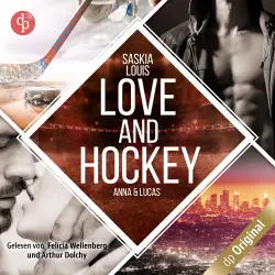 Cover - Saskia Louis - L.A. Hawks Eishockey - Band 4 - Love and Hockey - Lucas & Anna