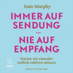Cover - Kate Murphy - Immer auf Sendung. Nie auf Empfang