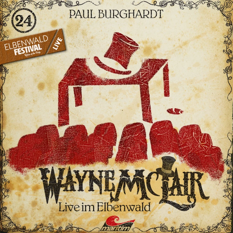 Cover von Paul Burghardt - Wayne McLair - Folge 24 - Live im Elbenwald