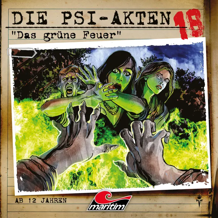 Cover von Die PSI-Akten - Folge 17 - Das grüne Feuer