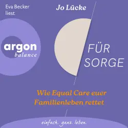 Cover - Jo Lücke - Für Sorge - Wie Equal Care euer Familienleben rettet