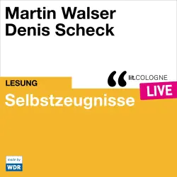 Cover - Martin Walser - Selbstzeugnisse - lit.COLOGNE live
