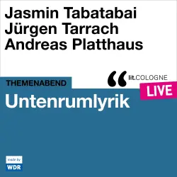 Cover - Jasmin Tabatabai - Untenrumlyrik - lit.COLOGNE live