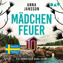 Cover - Anna Jansson - Kommissar Bark Krimi - Band 4 - Mädchenfeuer