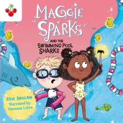 Cover - Steve Smallman - Maggie Sparks - Book 2 - Maggie Sparks and the Swimming Pool Sharks