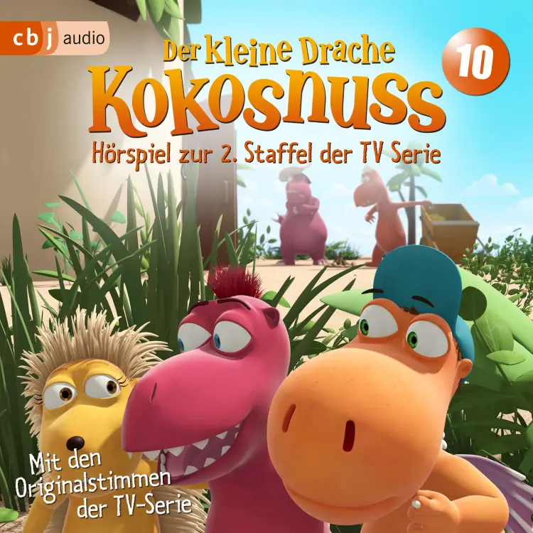 Cover von Der Kleine Drache Kokosnuss - Folge 10 - Viel Lärm um Nichts - Schnappschuss - Eine gute Tat - Ich krieg dich - Hörspiel zur 2. Staffel der TV-Serie