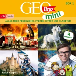 Cover - GEOLINO MINI - Box 1 - Alles über Feuerwehr, Pferde, Ritter und Planeten