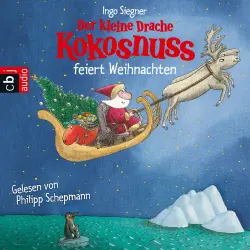 Cover - Ingo Siegner - Der kleine Drache Kokosnuss - Band 2 - Der kleine Drache Kokosnuss feiert Weihnachten