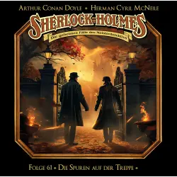 Cover - Sherlock Holmes - Die geheimen Fälle des Meisterdetektivs - Folge 61 - Die Spuren auf der Treppe