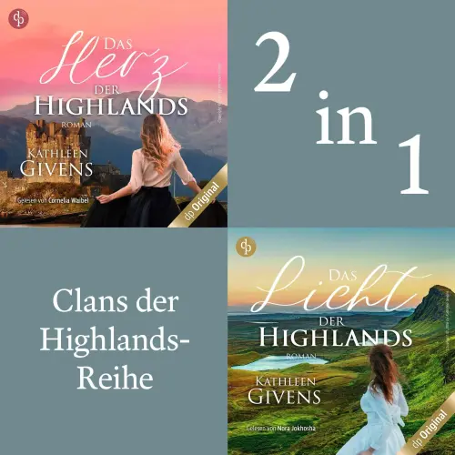 Cover von Kathleen Givens - Clans der Highlands-Reihe: Band 1-2