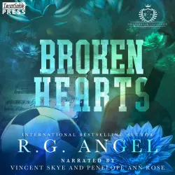 Cover - R.G. Angel - Broken Hearts - Silverbrook University, Book 2