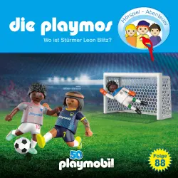 Cover - Die Playmos - Das Original Playmobil Hörspiel - Folge 88 - Wo ist Stürmer Leon Blitz?