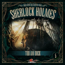 Cover - Sherlock Holmes - Folge 5 - Tod am Dock