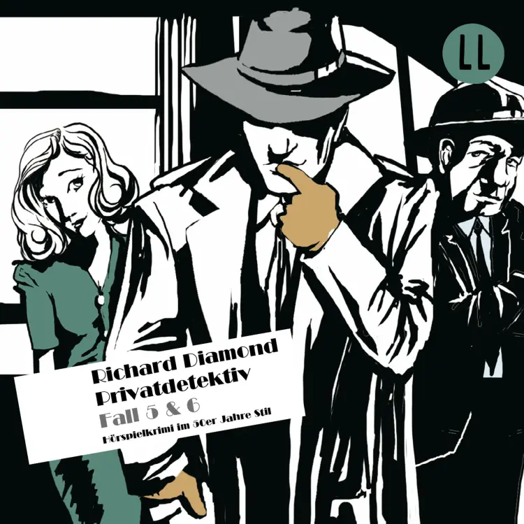 Cover von Richard Diamond - Folge 5 & 6: Der Mord am Barbier / Der Gibson Fall