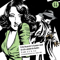Cover - Richard Diamond - Folge 13 & 14: Der Fall Caspary / Der Metzgerladen