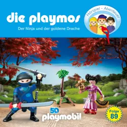 Cover - Die Playmos - Das Original Playmobil Hörspiel - Folge 89 - Der Ninja und der goldene Drache