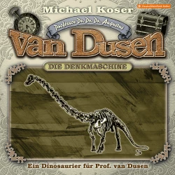 Cover - Professor van Dusen - Folge 48 - Ein Dinosaurier für Professor van Dusen