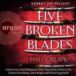 Cover - Mai Corland - Five Broken Blades - Verrat ist Pflicht