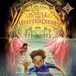 Cover - J.J. Arcanjo - Schule der Meisterdiebe - Teil 2 - Das vergessene Labyrinth