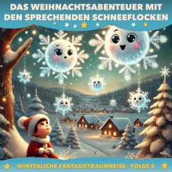 Cover - Winterliche Fantasietraumreisen - Folge 5 - Das Weihnachtsabenteuer mit den sprechenden Schneeflocken