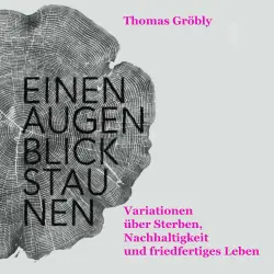 Cover - Thomas Gröbly - Einen Augenblick staunen - Variationen über Sterben, Nachhaltigkeit und friedfertiges Leben