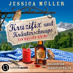 Cover - Jessica Müller - Hauptkommissar Hirschberg - Teil 8 - Kruzifix und Kräuterschnaps