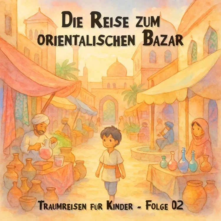 Cover von Traumreisen für Kinder - Folge 2 - Die Reise zum orientalischen Bazar
