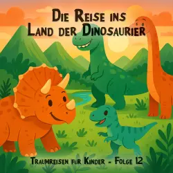 Cover - Traumreisen für Kinder - Folge 12 - Die Reise ins Land der Dinosaurier