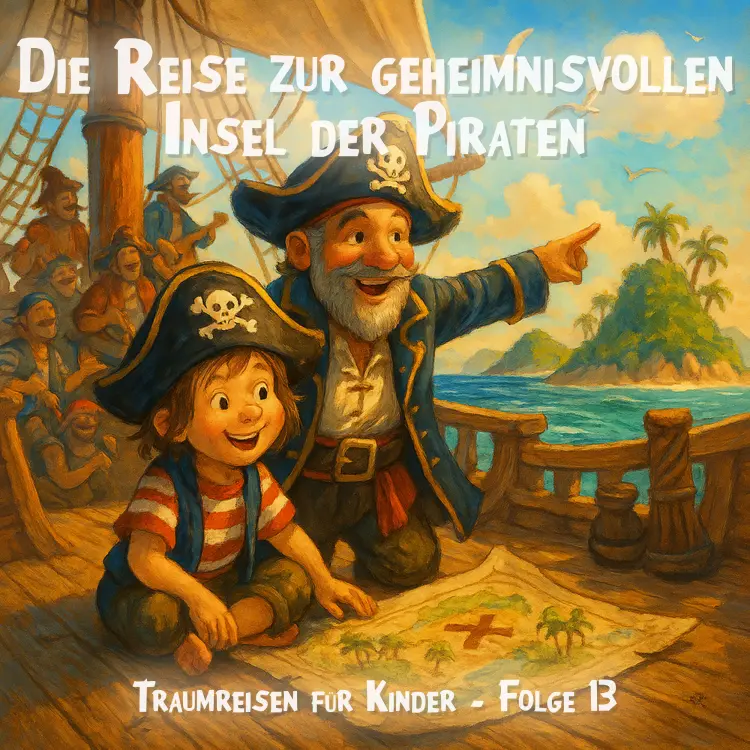 Cover von Traumreisen für Kinder - Folge 13 - Die Reise zur geheimnisvollen Insel der Piraten