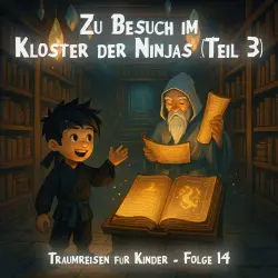 Cover - Traumreisen für Kinder - Folge 14 - Zu Besuch im Kloster der Ninjas (Teil 3)