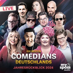 Cover - Various Artists - Die besten Comedians Deutschlands 2024 - Jahresrückblick