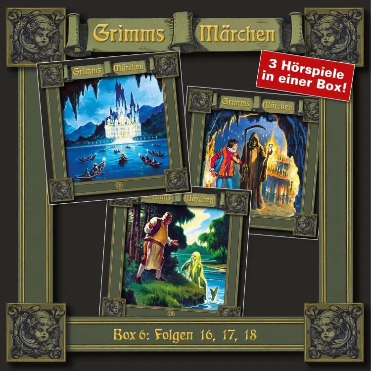 Cover von Grimms Märchen - Box 6 - Folgen 16, 17, 18
