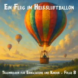 Cover - Traumreisen für Erwachsene und Kinder - Folge 8 - Ein Flug im Heissluftballon