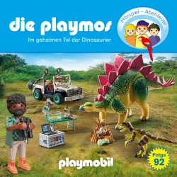 Cover - Die Playmos - Folge 92 - Im geheimen Tal der Dinosaurier