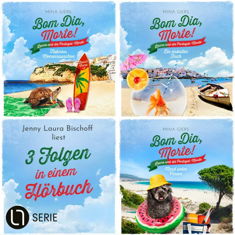 Cover von Mina Giers - Bom Dia, Morte! - Sammelband 01 - Folge 1-3. Urlaubskrimi