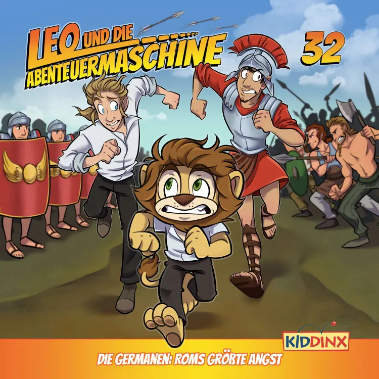 Cover von Leo und die Abenteuermaschine - Folge 32 - Die Germanen: Roms größte Angst