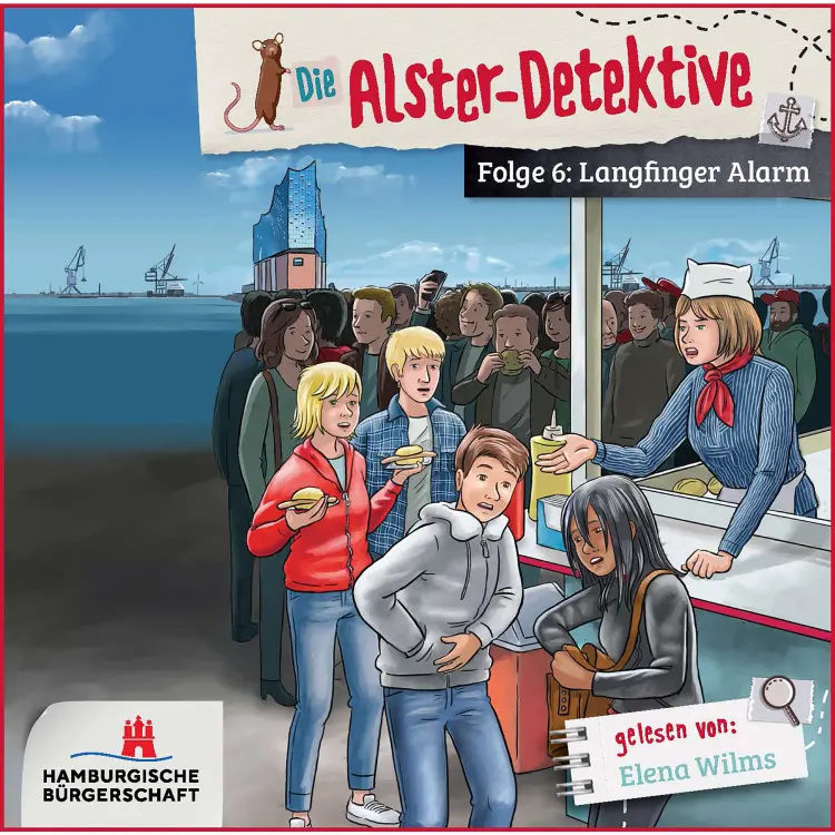 Cover von Katrin Wiegand - Die Alster-Detektive - Teil 6 - Langfinger-Alarm