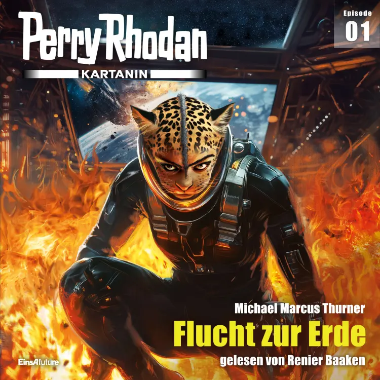 Cover von Michael Marcus Thurner - Perry Rhodan - Kartanin 1 - Flucht zur Erde