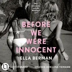 Cover - Ella Berman - Before we were innocent