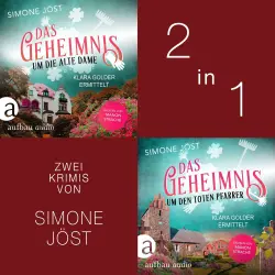 Cover - Simone Jöst - Das Geheimnis um die alte Dame & Das Geheimnis um den toten Pfarrer - Klara Golder ermittelt 1&2