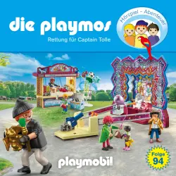 Cover - Die Playmos - Folge 94 - Rettung für Captain Tolle