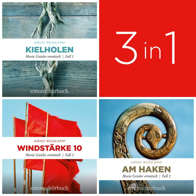 Cover von Arnd Rüskamp - Marie Geisler ermittelt - Küsten-Krimi-Serie: Marie Geisler ermittelt (Band 1-3)